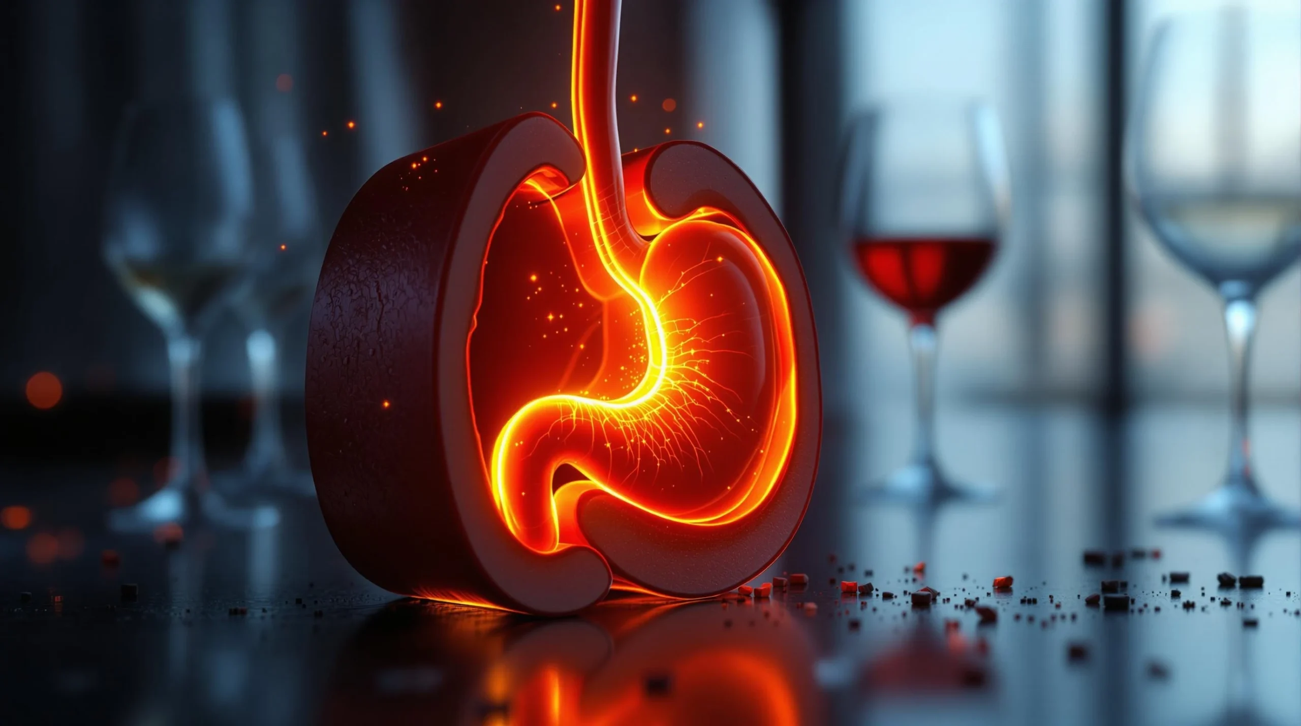 Zgaga po alkoholu – czy to powód do obaw?